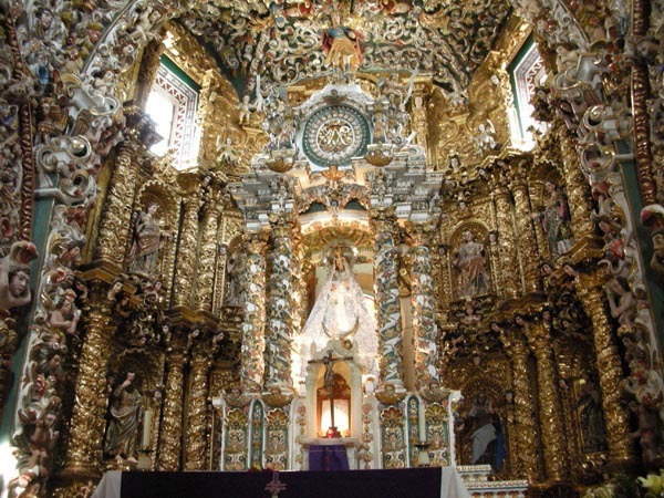 Puebla, Mexico (June 2009): Santa Maria Church 1