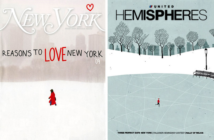 Central Park In The Snow: Book Covers (December 2009)