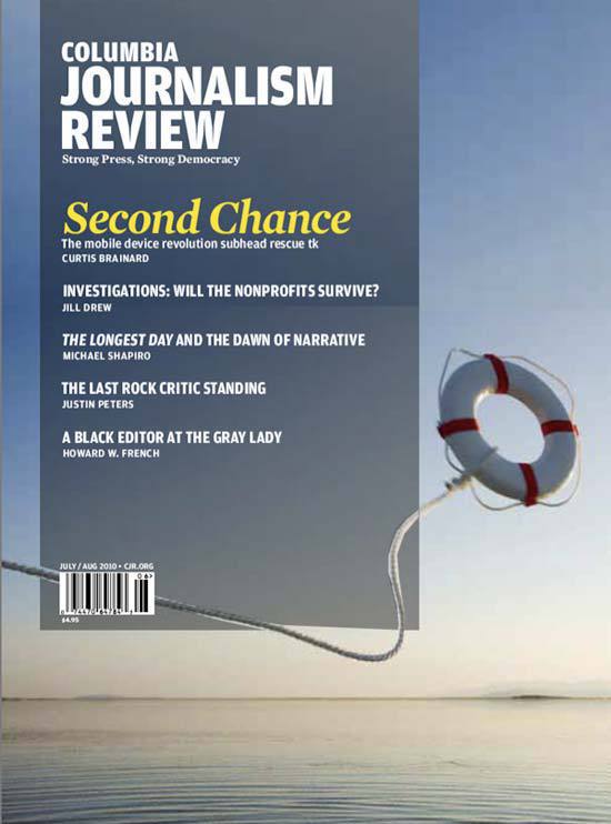 Columbia Journalism Review (July-August 2010): Dummy Layout