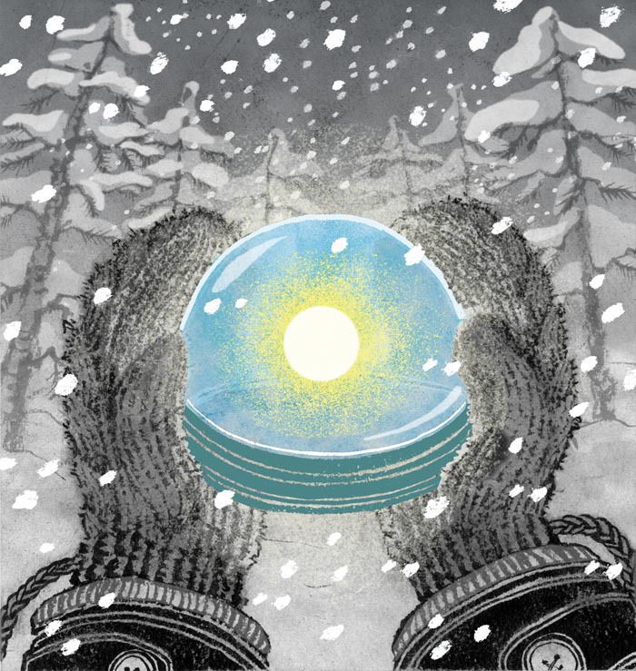 Happy Winter Solstice illustration