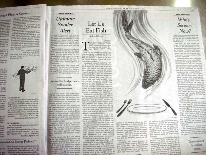 Quick FIsh NYT papers
