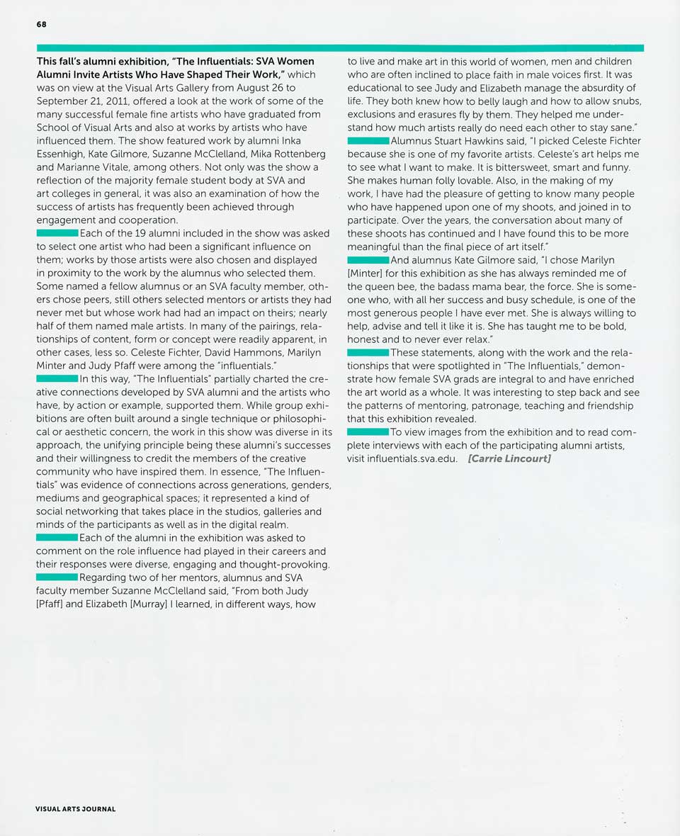Visual Arts Journal Fall 2011 no.2