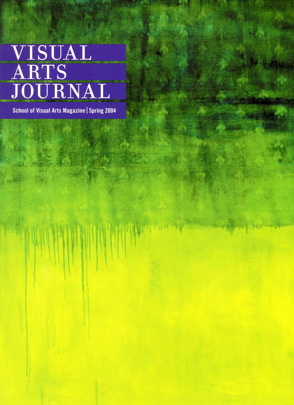 Visual Arts Journal cover