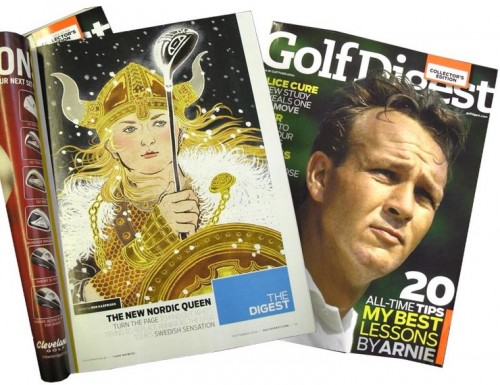 Viking Queen Plays Golf: Golf Digest Magazine