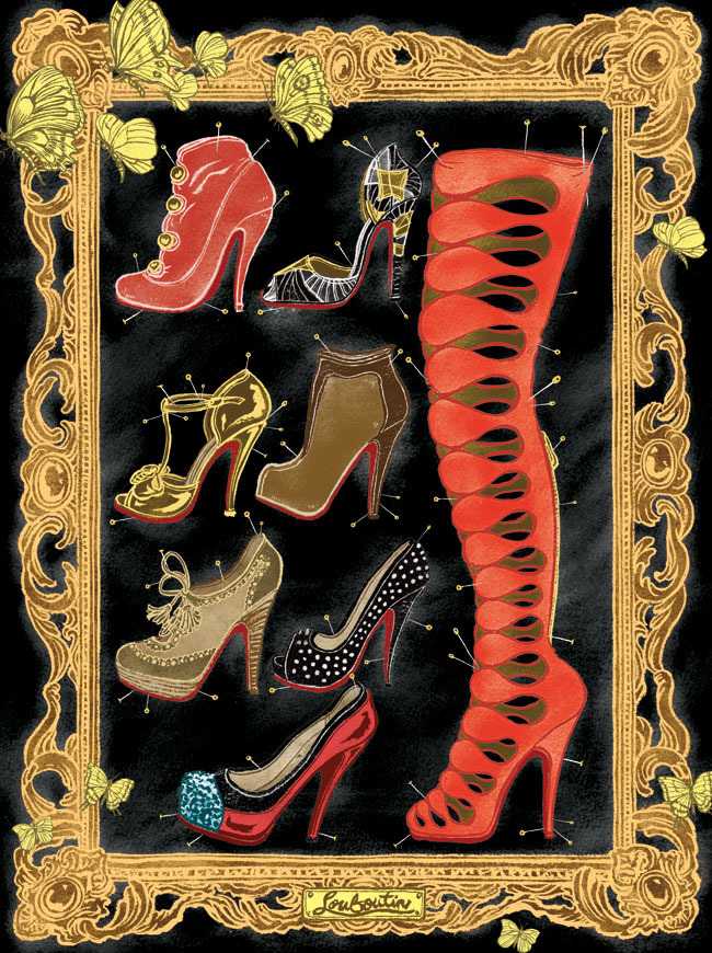 Christian Louboutin - Fall/Winter 2009 Shoe Collection: Submitted Illustration